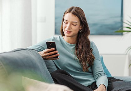 woman attending Board orientation online