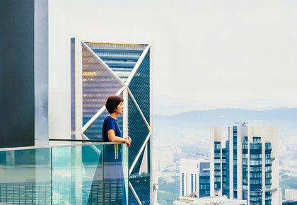 luxury high rise building