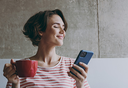 woman researching a rental property appraisal