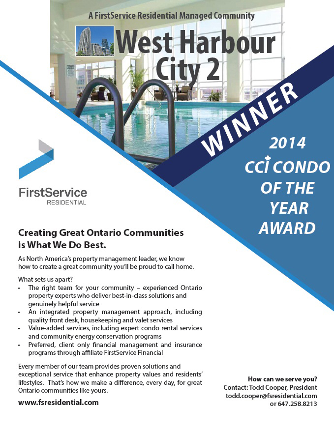 CCI Condo of the Year Award