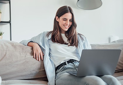 woman reviewing Pennsylvania condo insurance options
