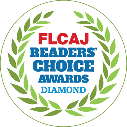 FLCAJ Readers' Choice Awards Diamond badge